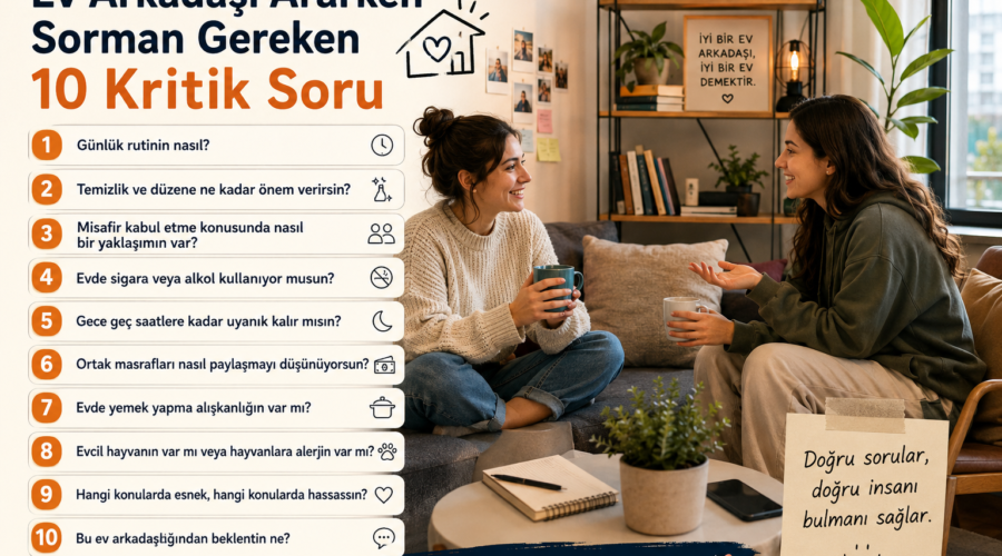 Ev Arkadaşı Ararken Sorman Gereken 10 Kritik Soru