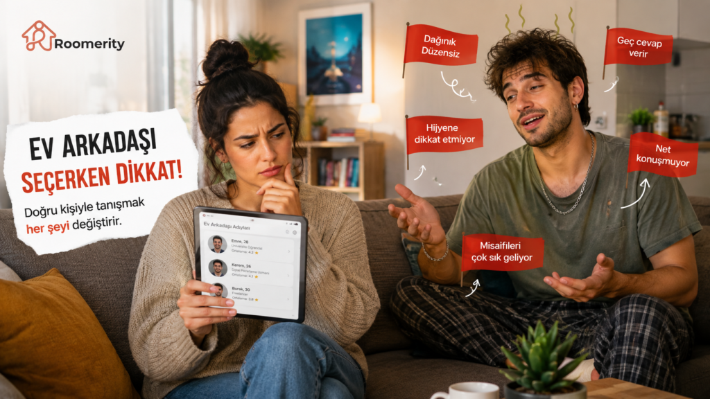 Kötü Bir Ev Arkadaşı Deneyiminden Korunma Rehberi (Red Flag'ler Neler?) 1 Kötü Bir Ev Arkadaşı Deneyiminden Korunma Rehberi (Red Flag'ler Neler?)